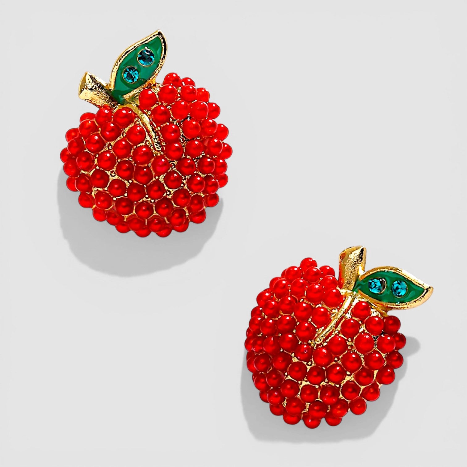 Roselle Apple Stud Earrings
