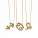 Nora | Charming Zodiac Bubble Pendant Necklace with Polished Gold Finish