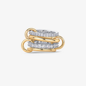 Mixed-Metal Interlocking Ring Stack