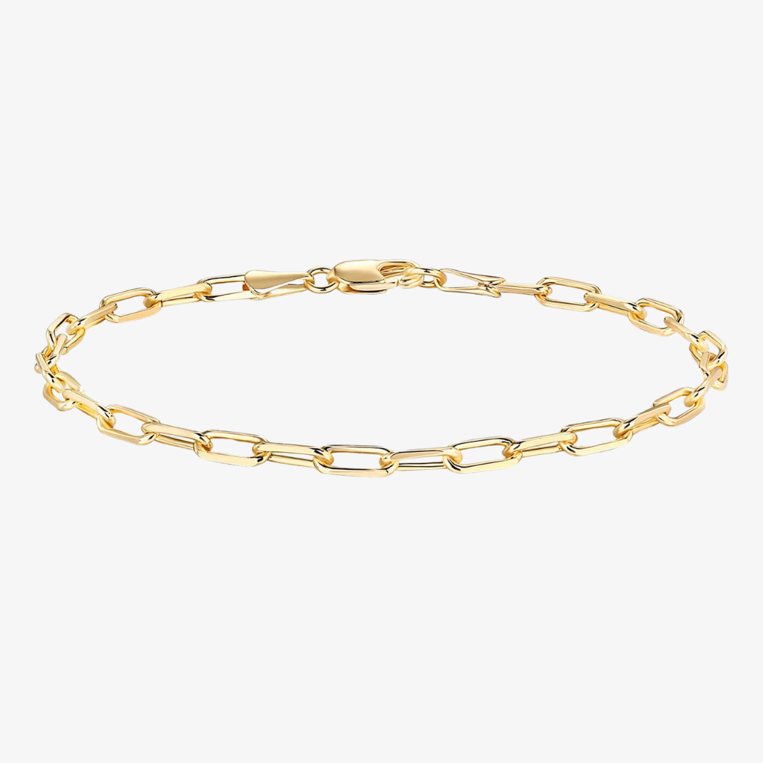 Refined Paperclip Chain Bracelet