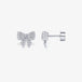 Dainty Bow Flat Back Stud Earrings