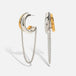 Solvique Link Chain Hoop Earrings
