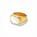 Solara Gold Shell Ring
