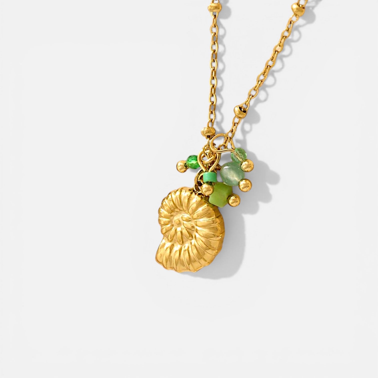 Auresea Spiral Shell Necklace