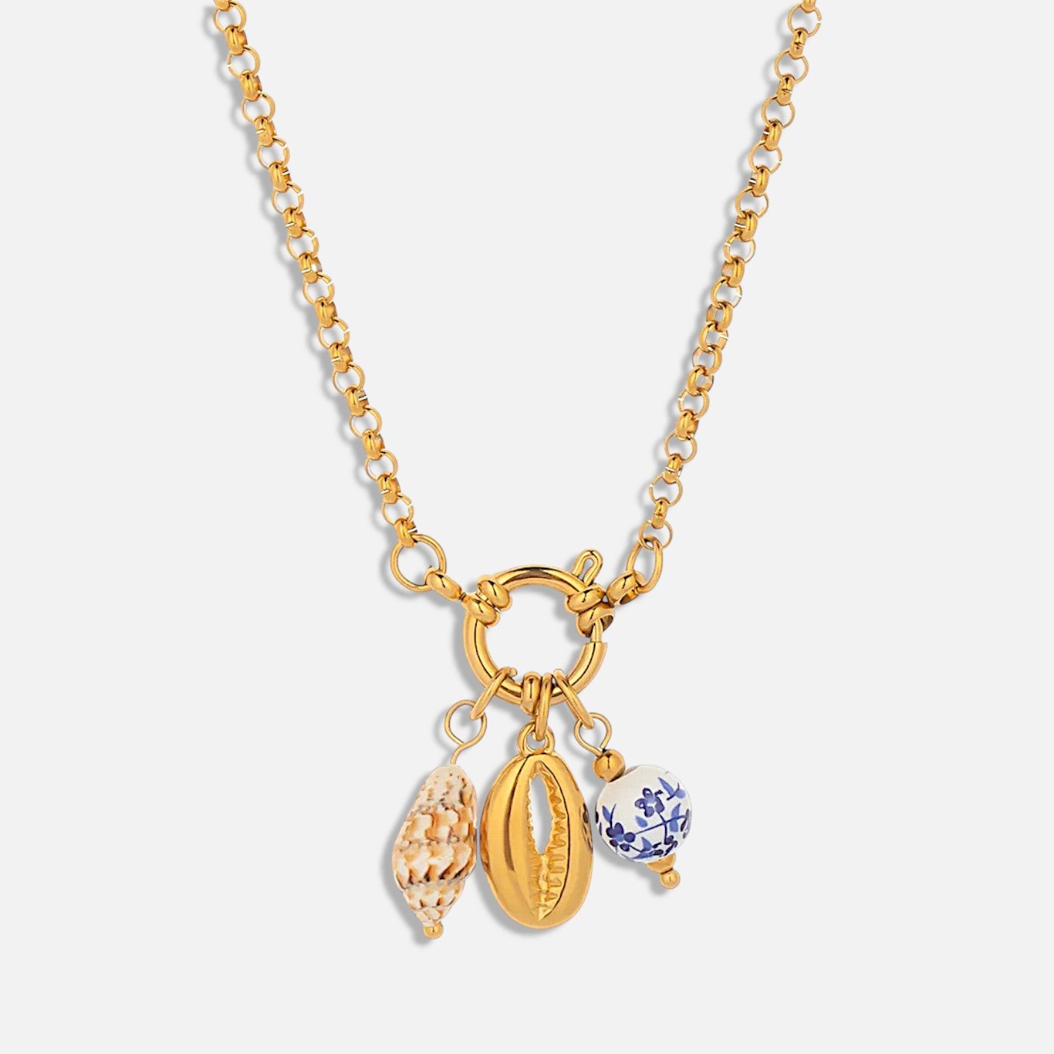 Tidehaven Conch Charm Necklace