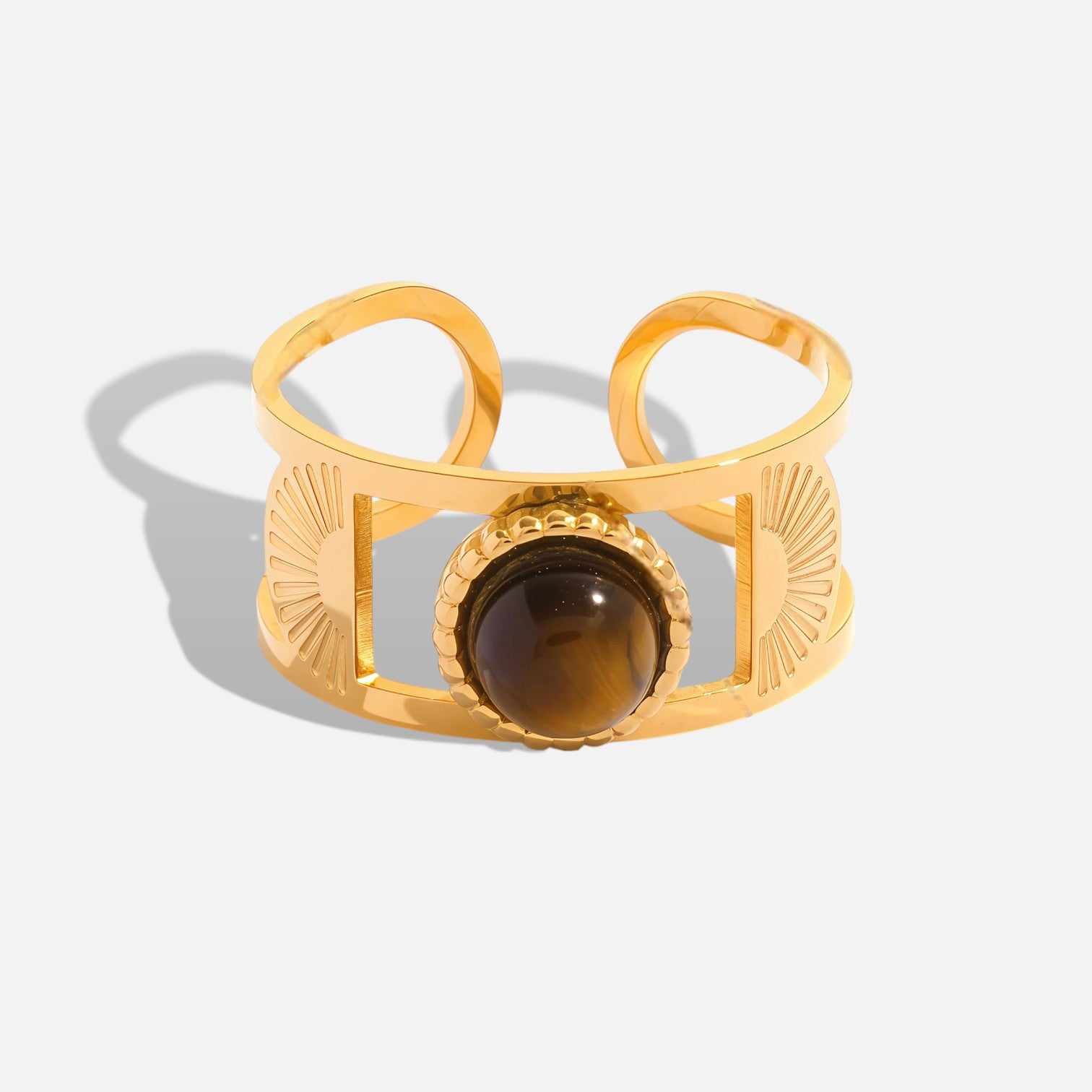Sunray Tiger Eye Ring