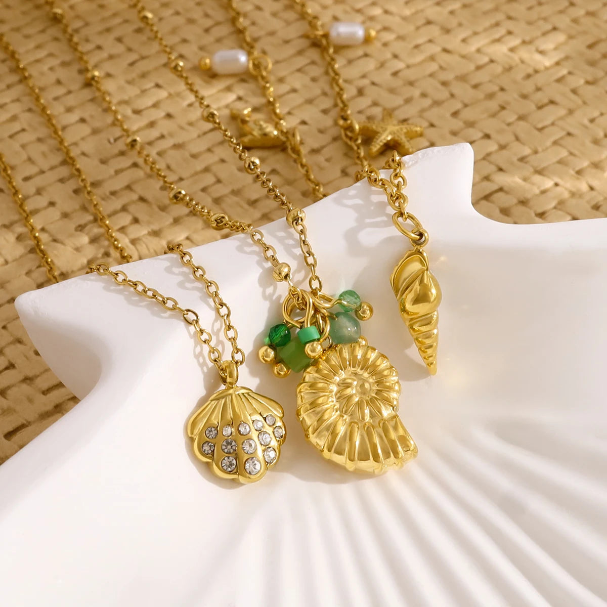 Seabloom Coastal Pearl Necklace