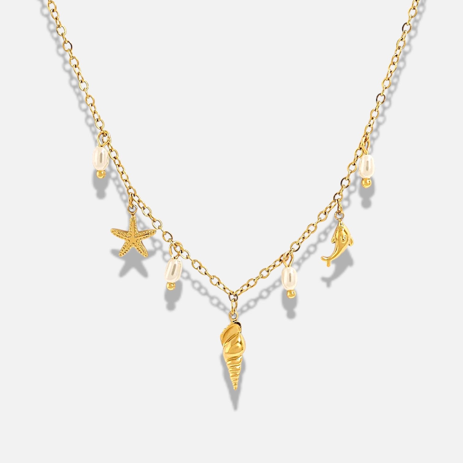 Seabloom Coastal Pearl Necklace