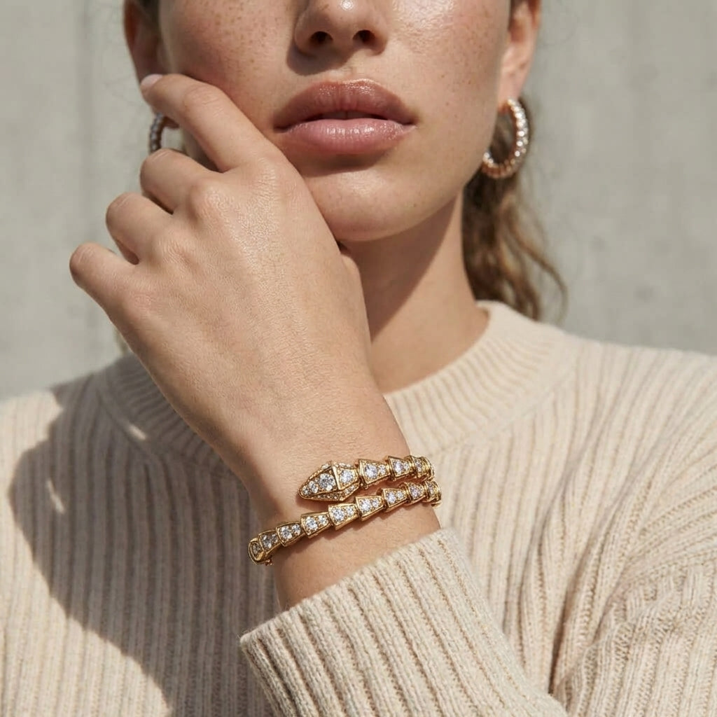 Velenza Pavé Serpent Bracelet