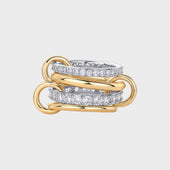 Mixed-Metal Interlocking Ring Stack